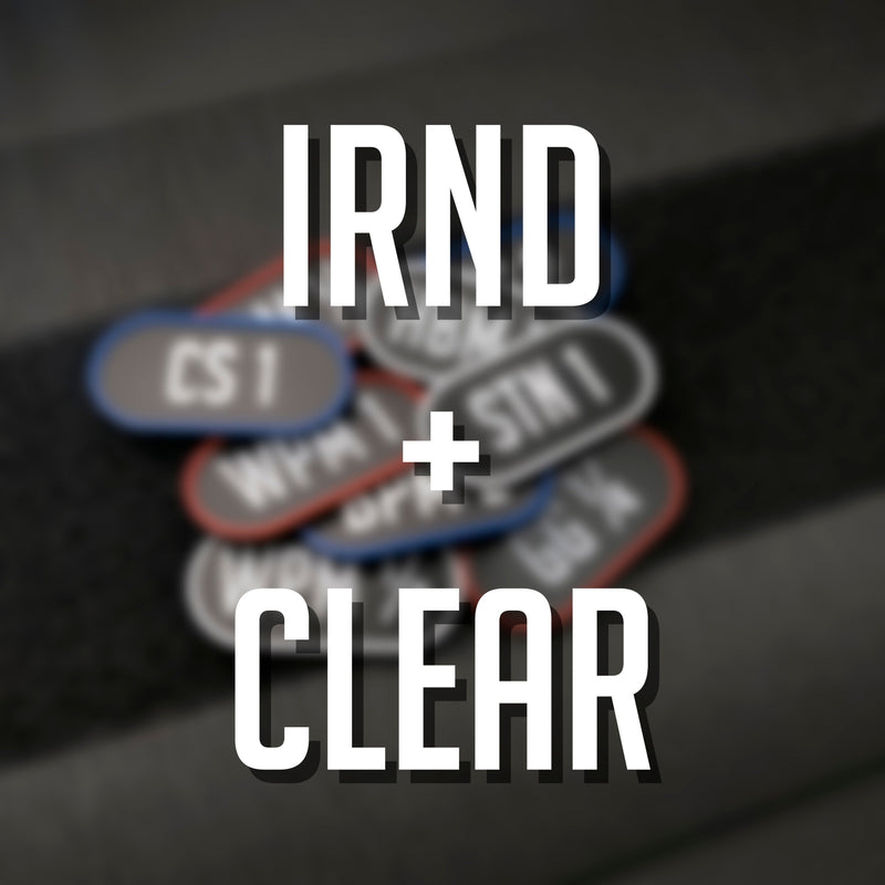 CLEAR + IRND FILTER TAGS SET - FILTER TAGS