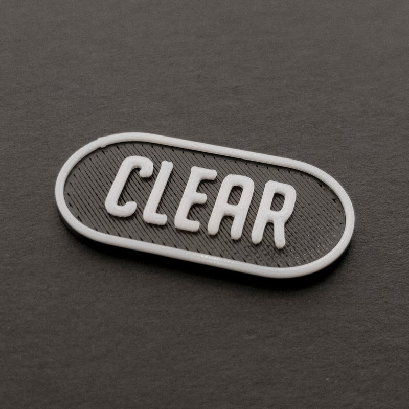 CLEAR + IRND FILTER TAGS SET - ROUND / BLACK AND WHITE - 