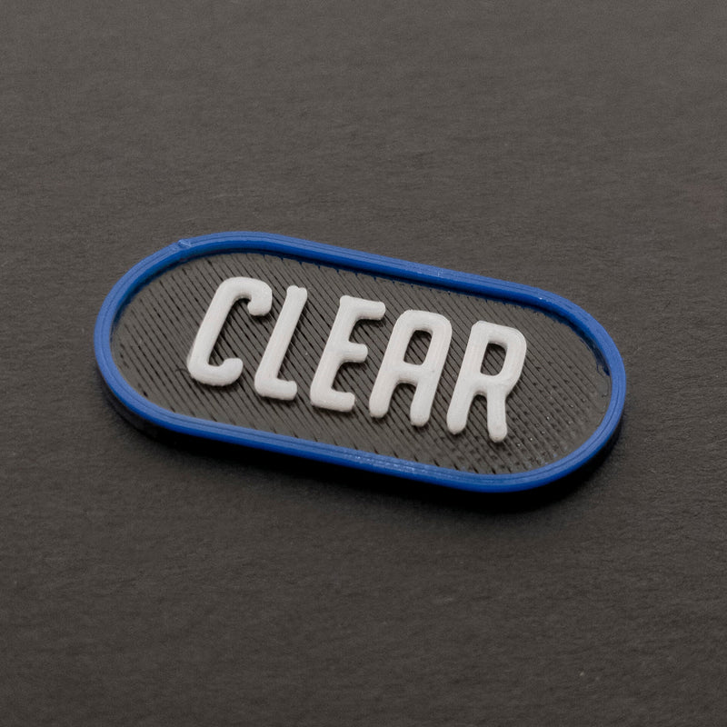 CLEAR + ND FILTER TAGS SET - ROUND / BLUE OUTLINE - FILTER 